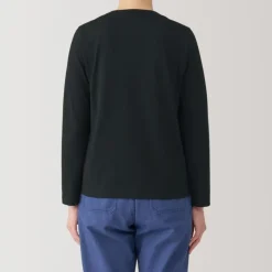 Women's Jersey Crew Neck Long Sleeve T-Shirt