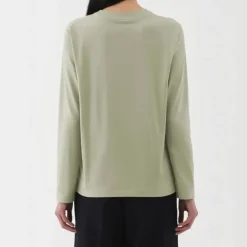 Women's Jersey Crew Neck Long Sleeve T-Shirt