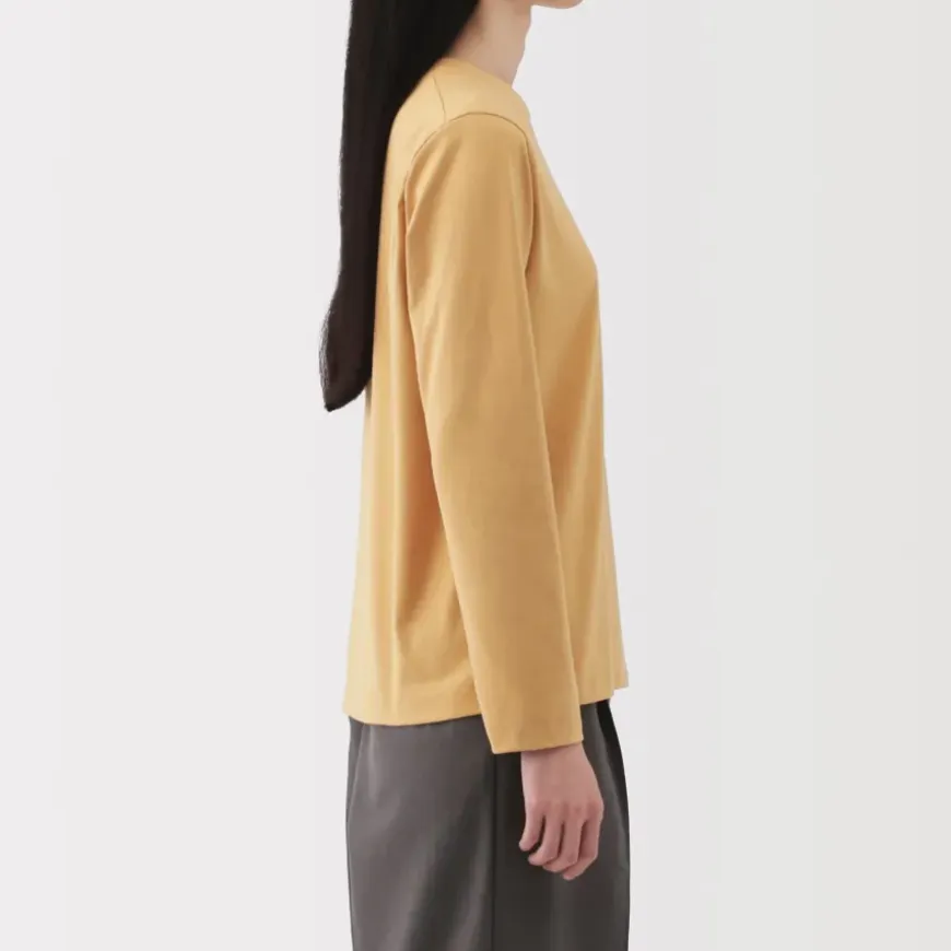 Women's Jersey Crew Neck Long Sleeve T-Shirt