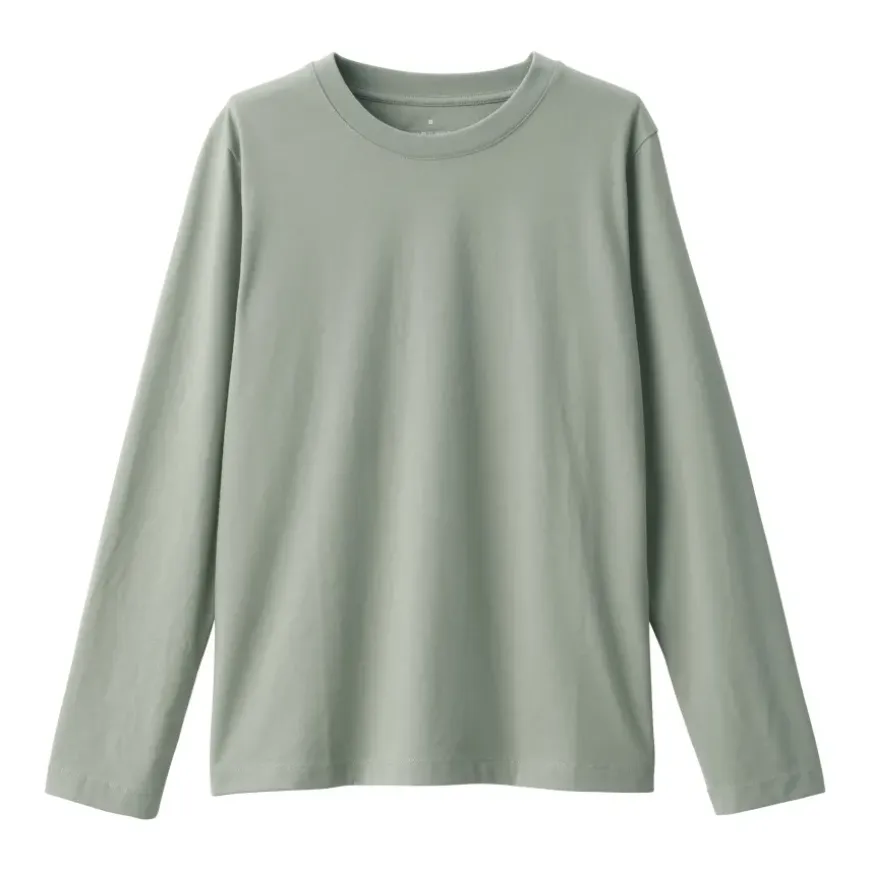Women's Jersey Crew Neck Long Sleeve T-Shirt