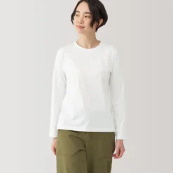 Women's Jersey Crew Neck Long Sleeve T-Shirt