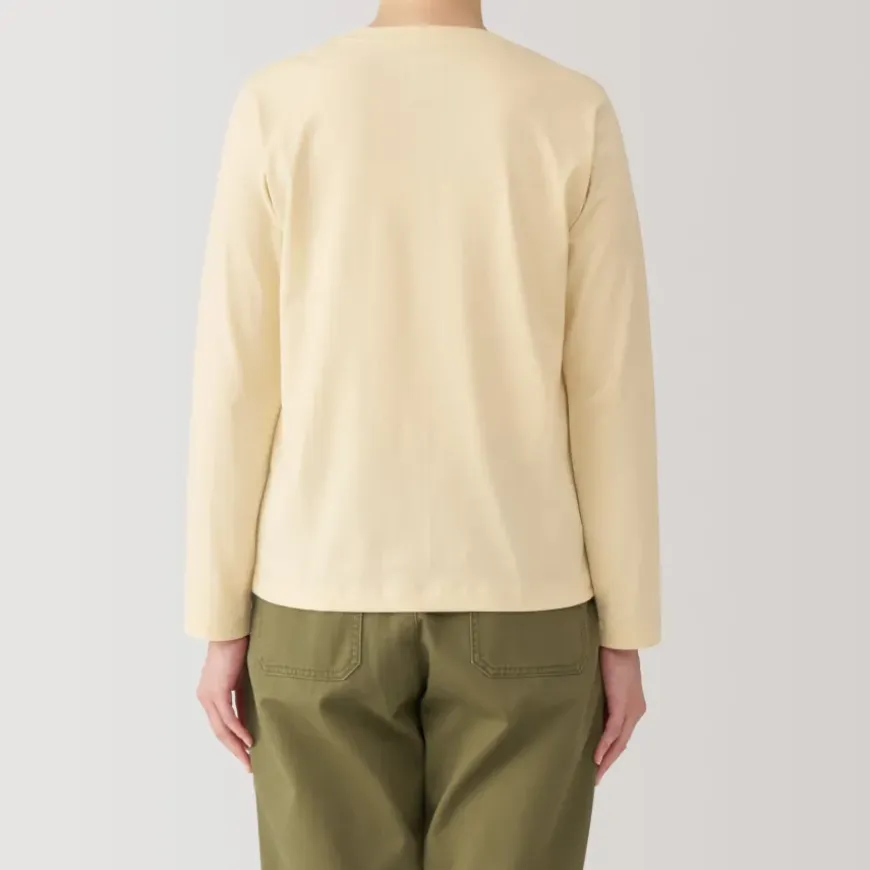 Women's Jersey Crew Neck Long Sleeve T-Shirt