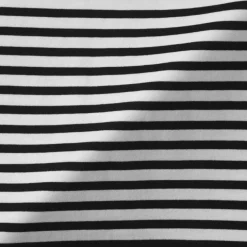 Women's Jersey Crew Neck Short Sleeve Striped T-Shirt