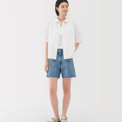 Women's Kapok Blend Denim Shorts