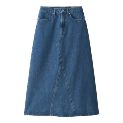 Women's Kapok Blend Denim A-Line Skirt