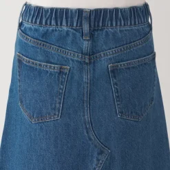 Women's Kapok Blend Denim A-Line Skirt