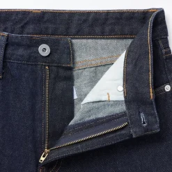 Women's Kapok Blend Denim Straight Pants