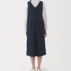 Women's Kapok Blend Denim Jumper Dress