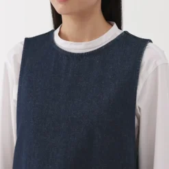 Women's Kapok Blend Denim Jumper Dress