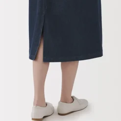 Women's Kapok Blend Denim Jumper Dress