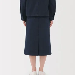 Women's Kapok Blend Denim A-Line Skirt