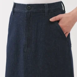 Women's Kapok Blend Denim A-Line Skirt