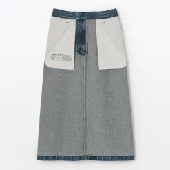 Women's Kapok Blend Denim A-Line Skirt