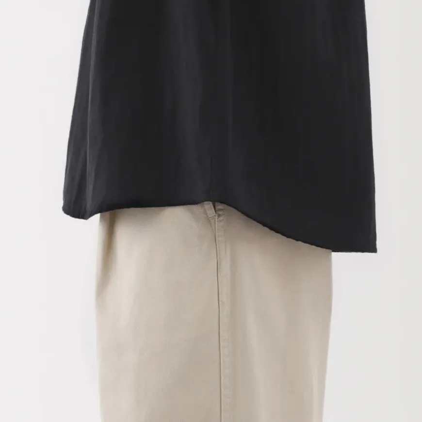 Women's Kapok Blend Double Gauze Long Sleeve Blouse