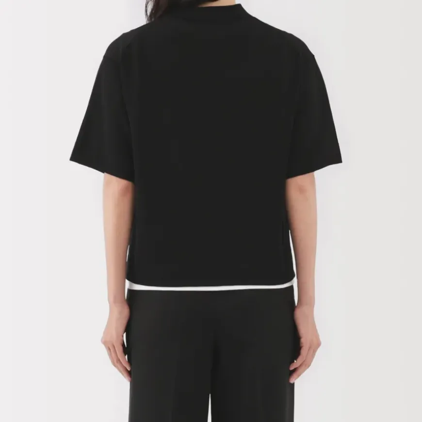 Women's Light Knit Short Sleeve Polo Jumper
