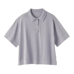 Women's Light Knit Short Sleeve Polo Jumper