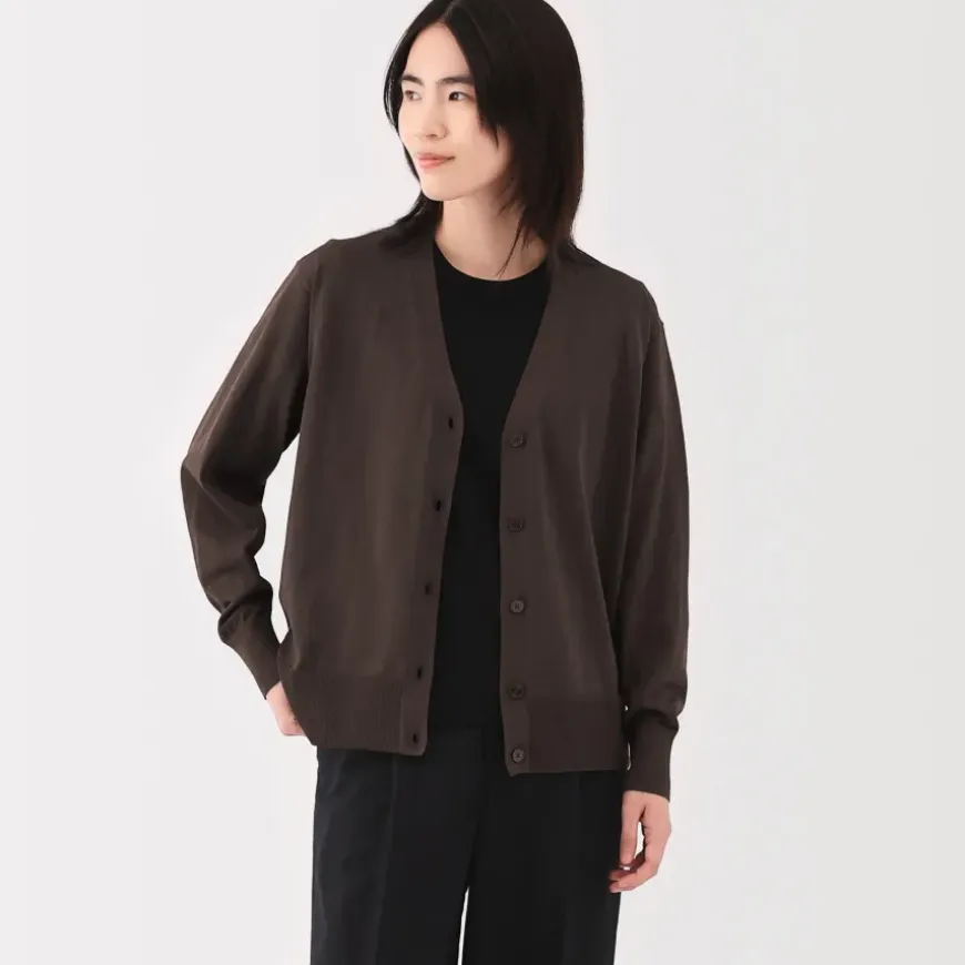 Women's Light Knit V-Neck Cardigan