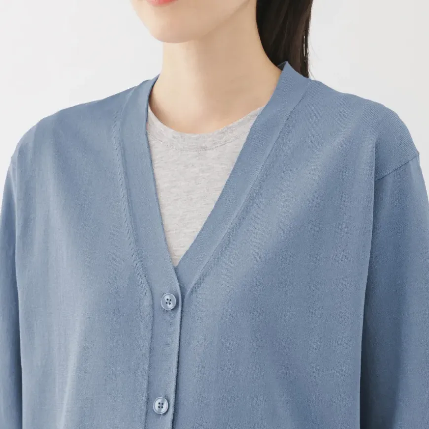 Women's Light Knit V-Neck Cardigan