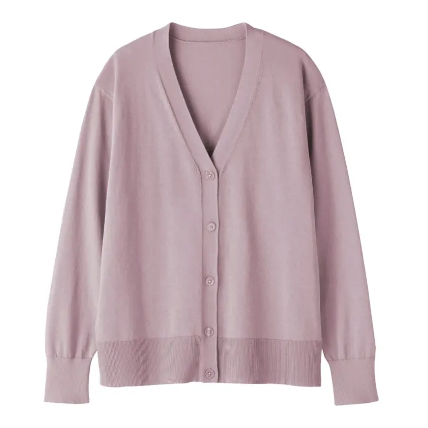 Women's Light Knit V-Neck Cardigan