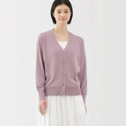 Women's Light Knit V-Neck Cardigan