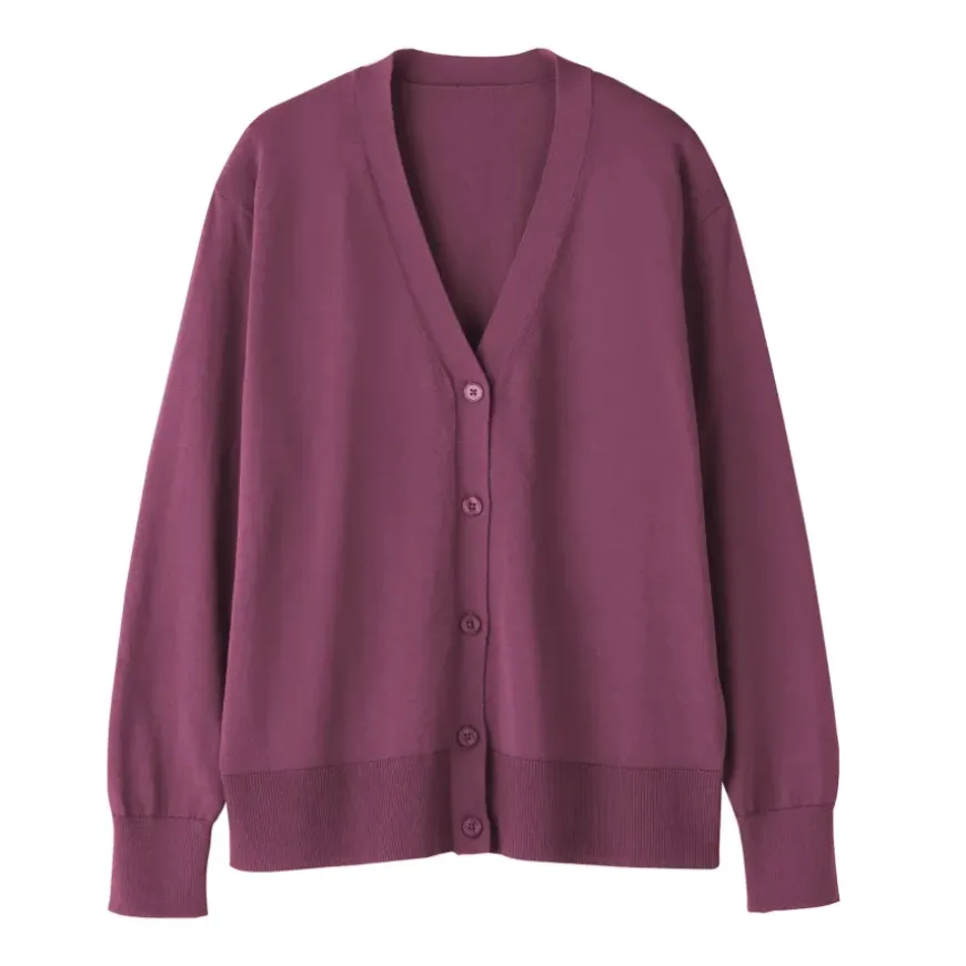 Women's Light Knit V-Neck Cardigan