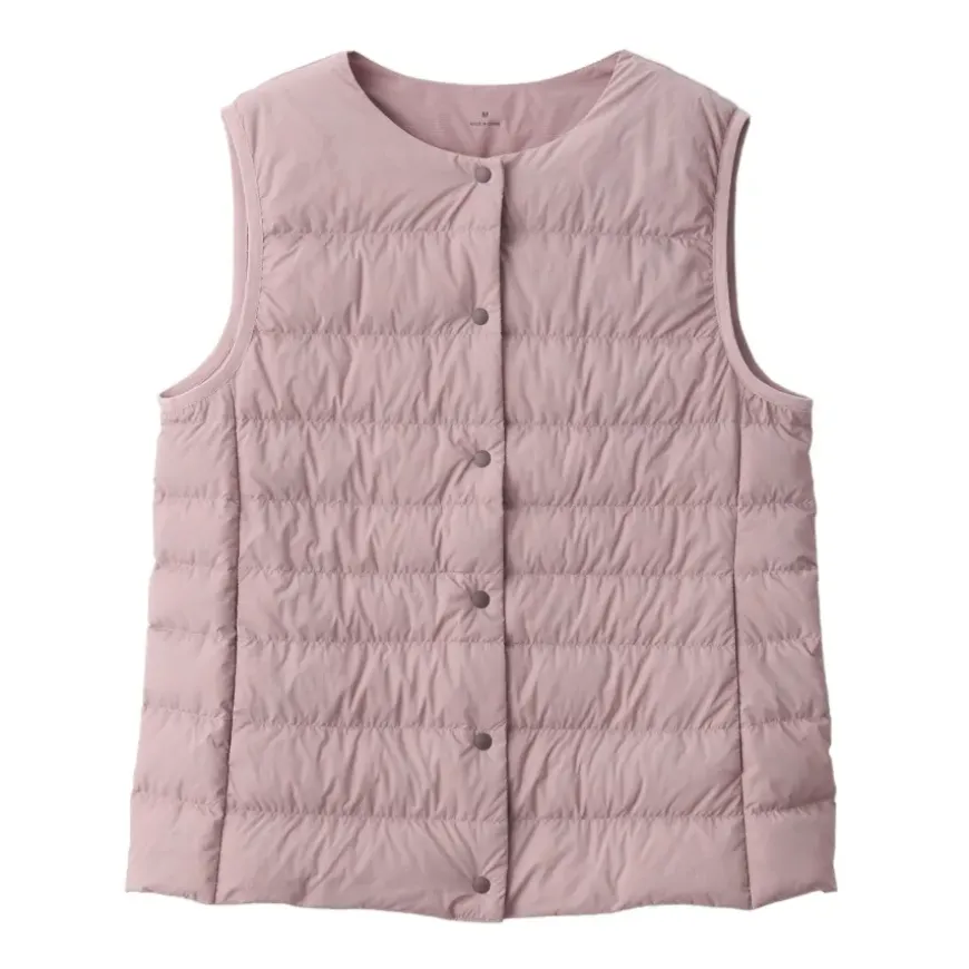 Women's Lightweight Down Collarless Vest