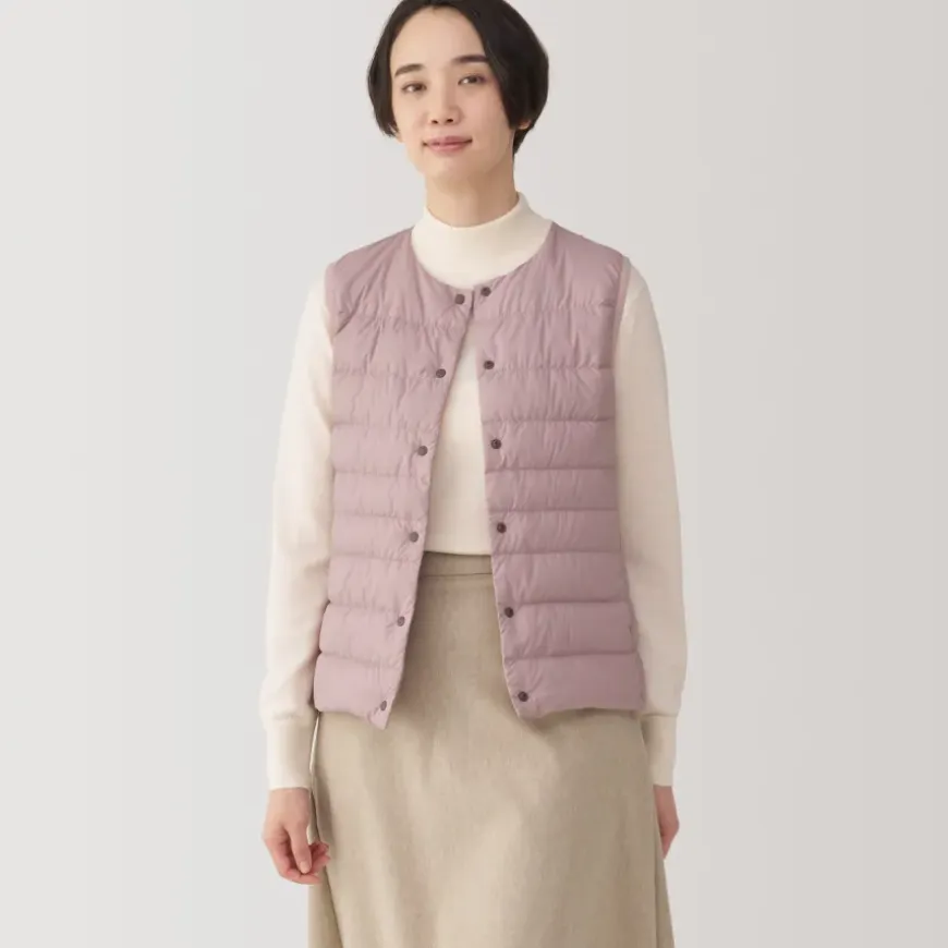 Women's Lightweight Down Collarless Vest