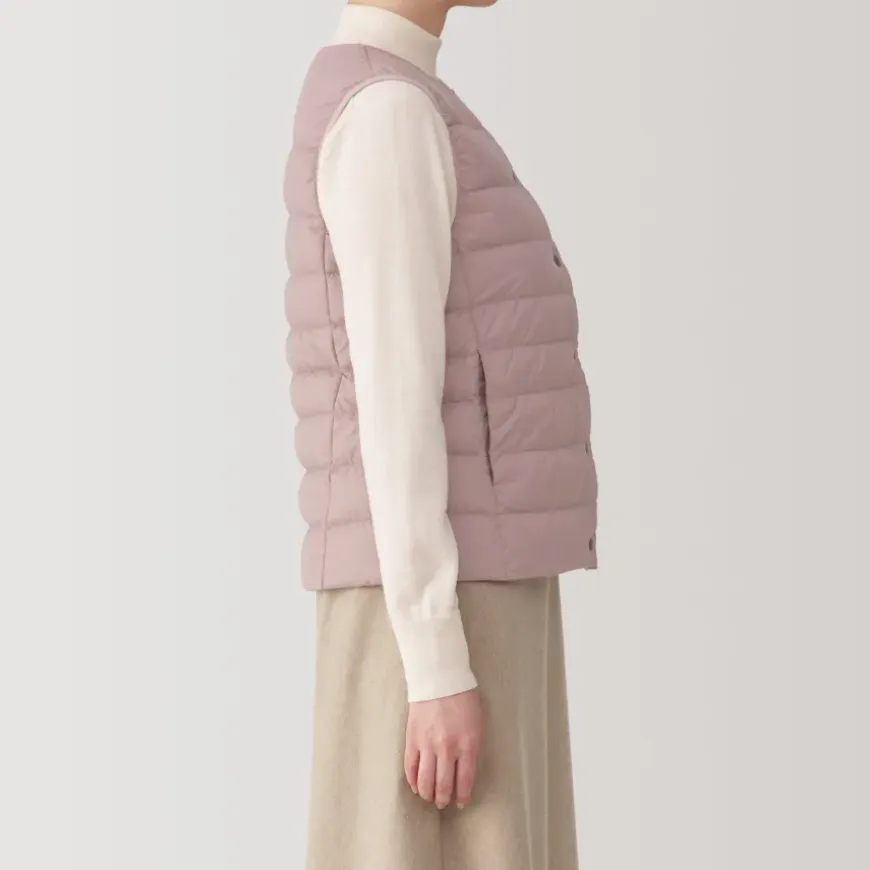 Women's Lightweight Down Collarless Vest