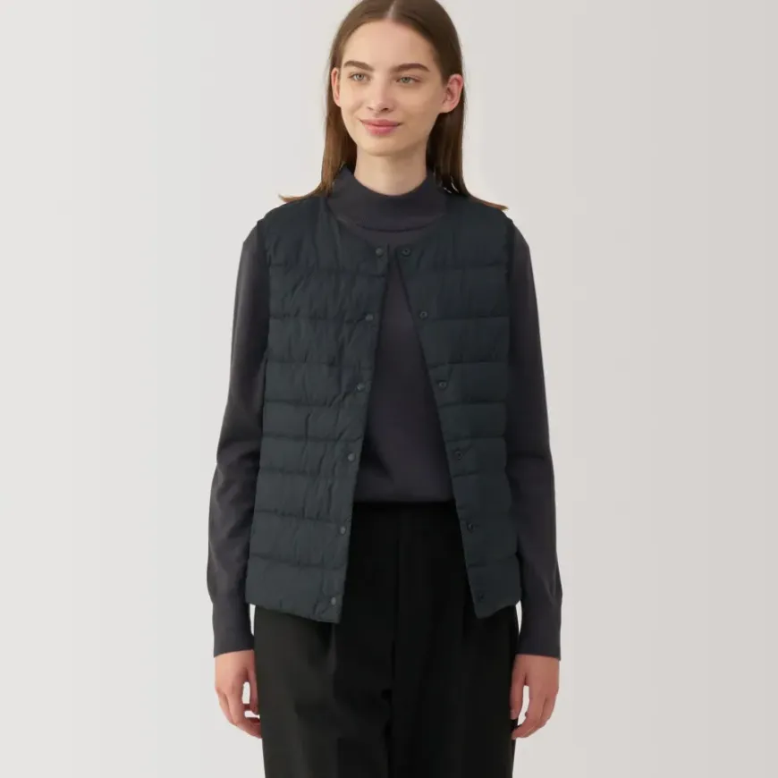 Women's Lightweight Down Collarless Vest