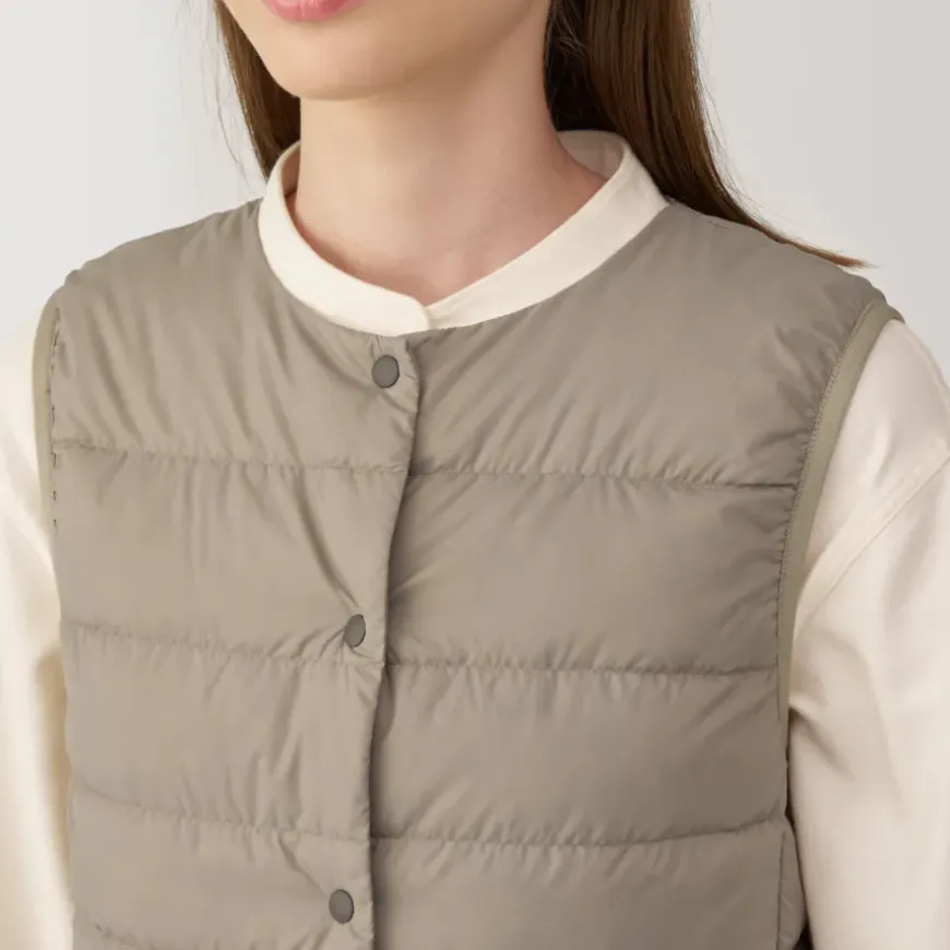Women's Lightweight Down Collarless Vest