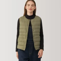 Women's Lightweight Down Collarless Vest