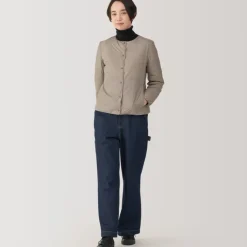 Women's Lightweight Down Collarless Jacket