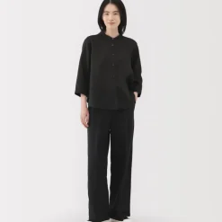 Women's Linen 3/4 Sleeve Blouse