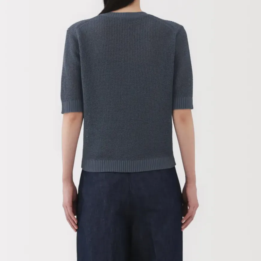 Women's Linen Blend Half Sleeve Sweater