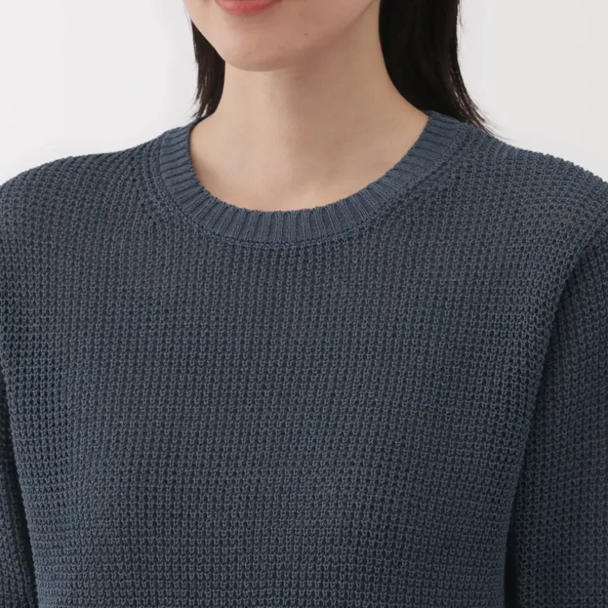 Women's Linen Blend Half Sleeve Sweater