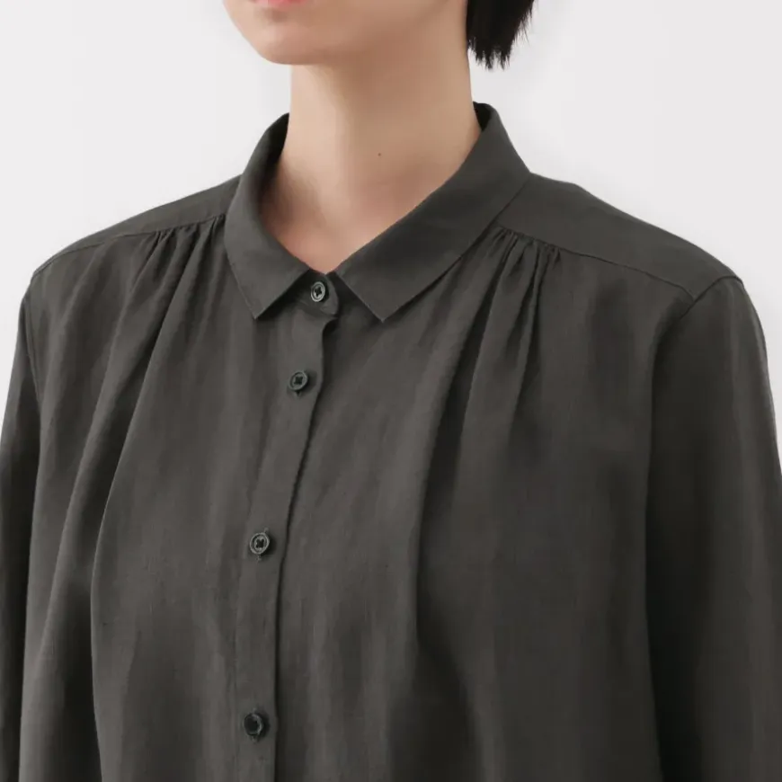 Women's Linen Shirt Dress
