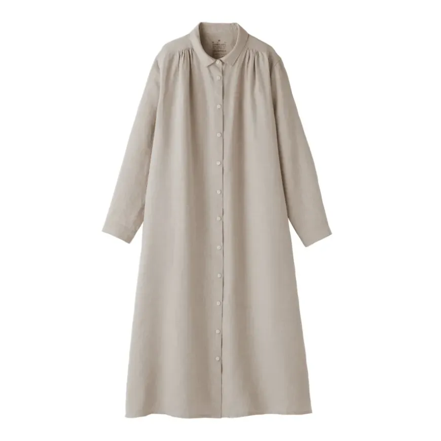 Women's Linen Shirt Dress