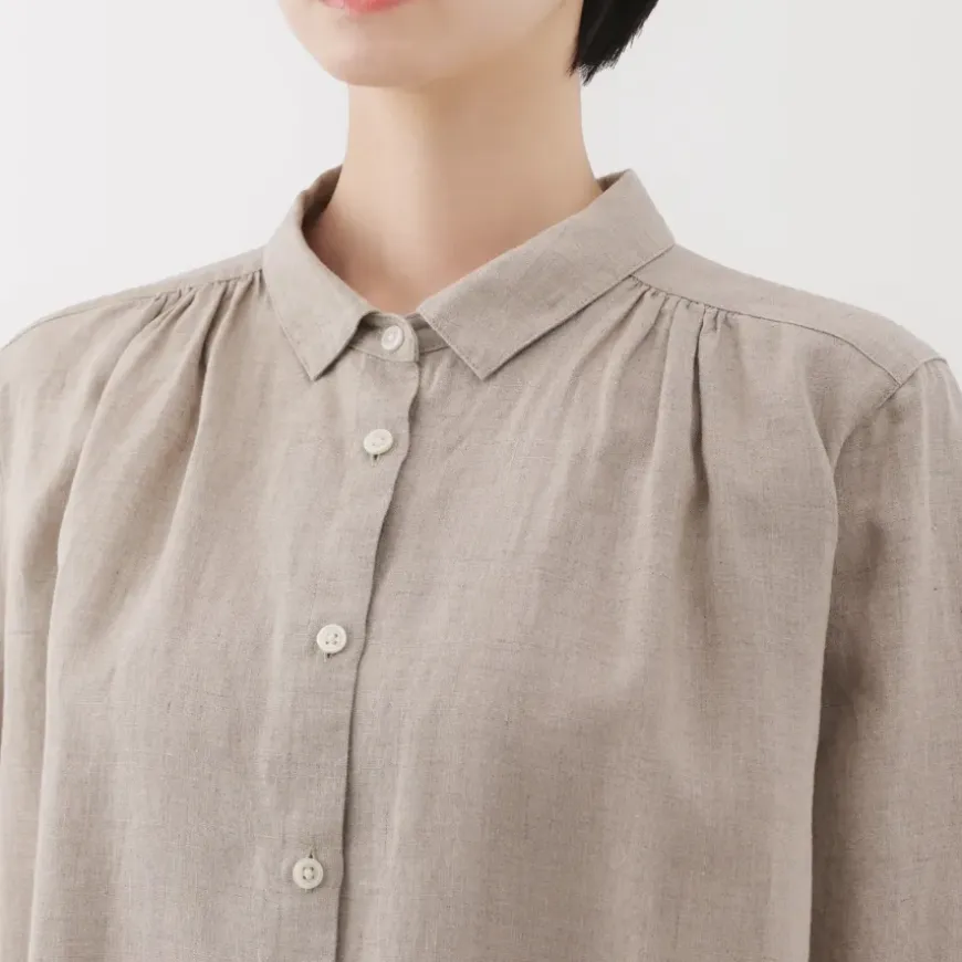 Women's Linen Shirt Dress