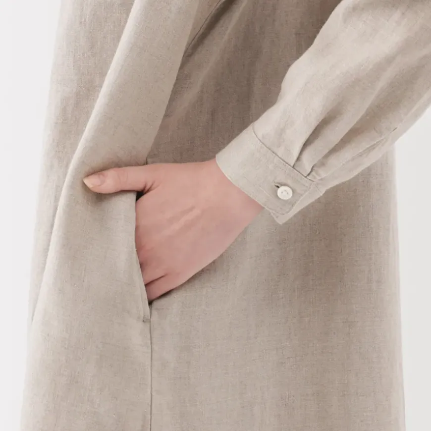 Women's Linen Shirt Dress