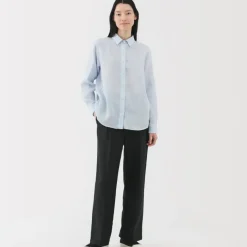 Women's Linen Striped Shirt