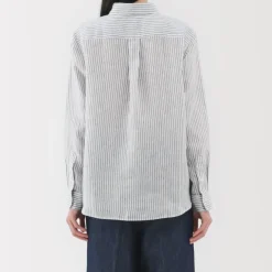 Women's Linen Striped Shirt