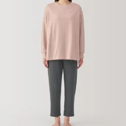 Women's Loose-Twist Sweatshirt Loungewear Set