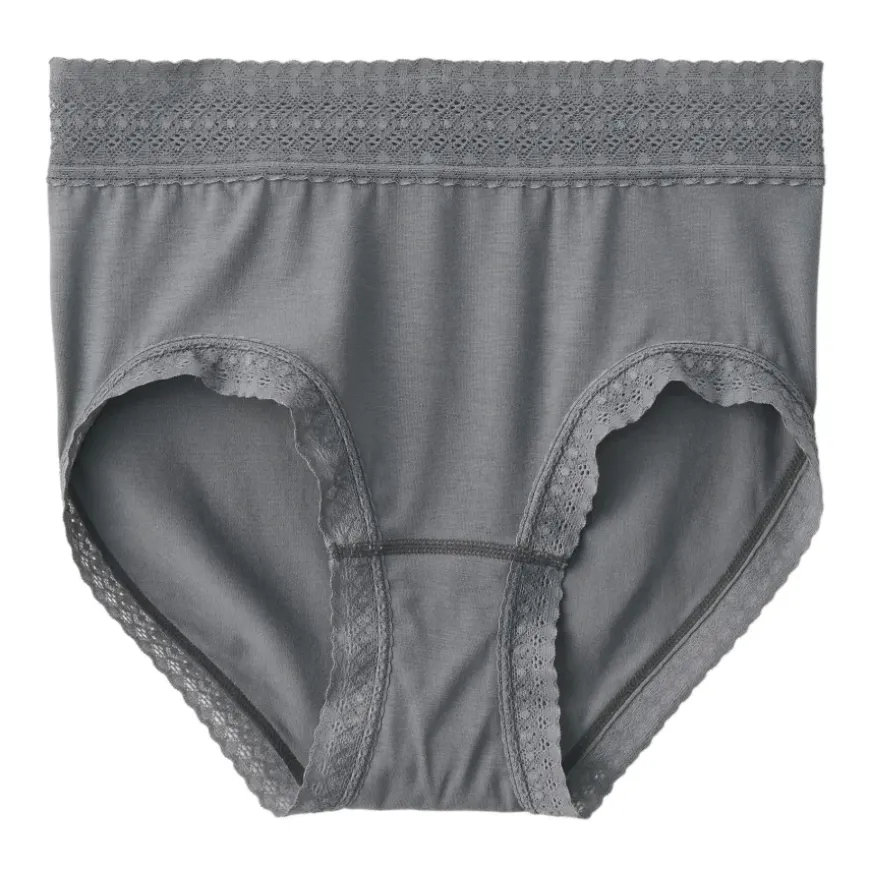 Women's Lyocell High-Rise Shorts with Lace