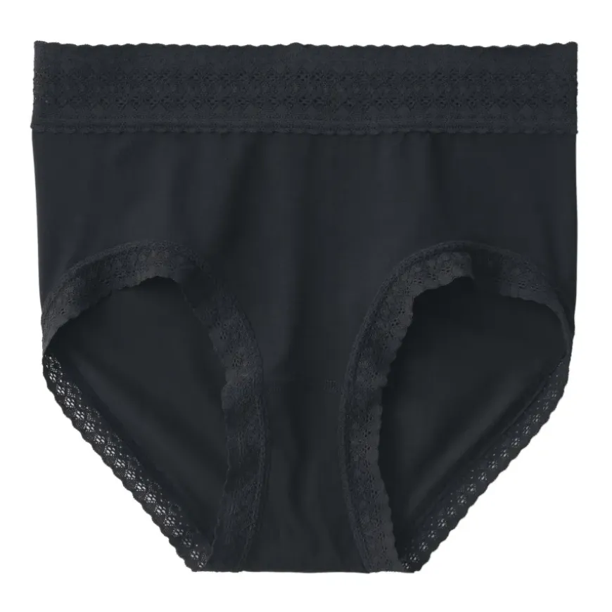 Women's Lyocell High-Rise Shorts with Lace
