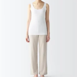 Women's Moisture Wicking Cotton Tank Top with Sweat Pads
