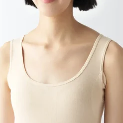 Women's Moisture Wicking Cotton Tank Top with Sweat Pads
