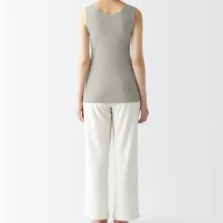 Women's Moisture Wicking Cotton Tank Top with Sweat Pads