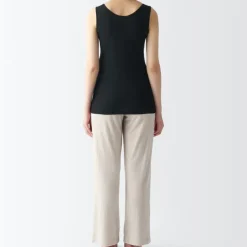 Women's Moisture Wicking Cotton Tank Top with Sweat Pads