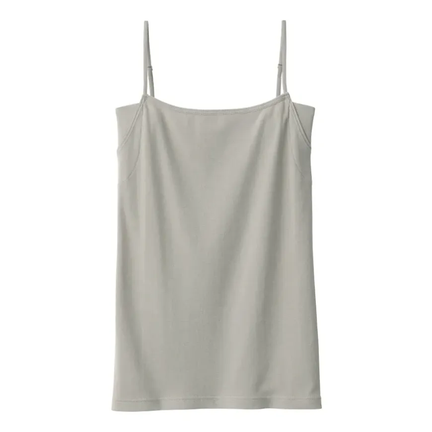 Women's Moisture Wicking Cotton Camisole with Sweat Pads