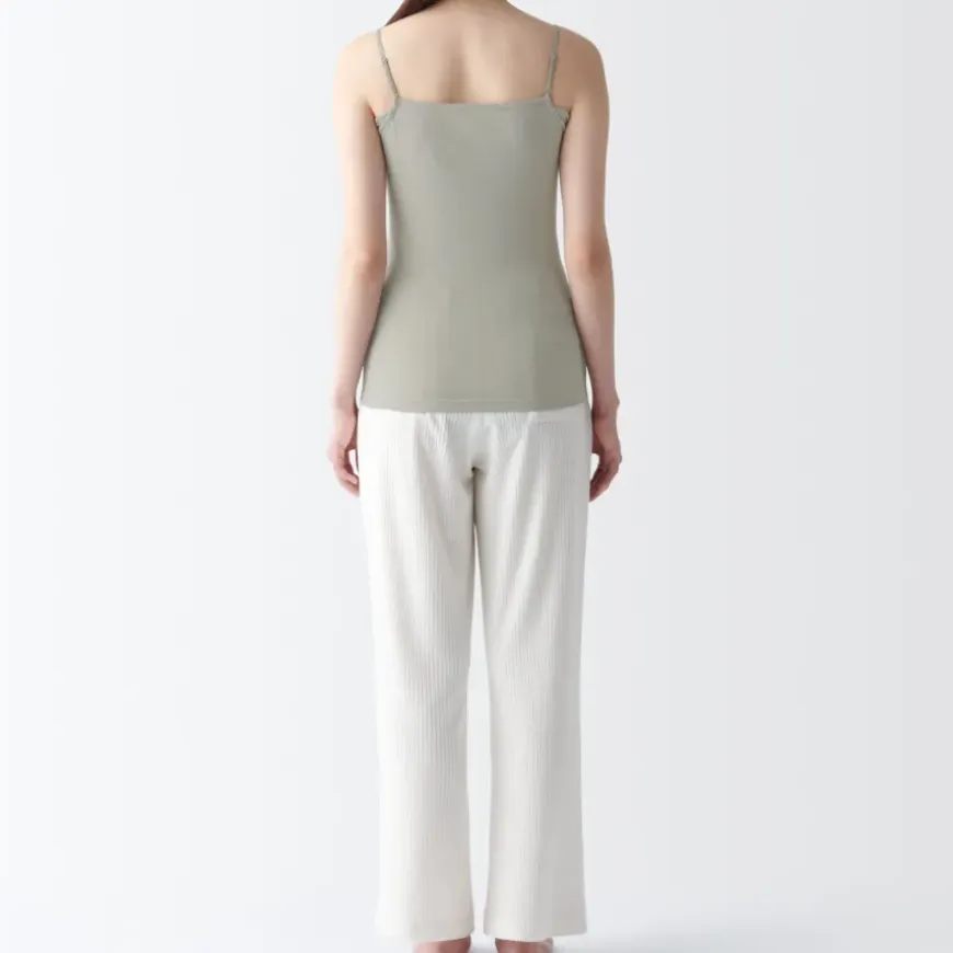 Women's Moisture Wicking Cotton Camisole with Sweat Pads